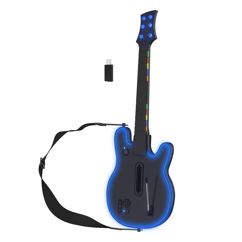 Gaming Console Handle - Controlador de Guitarra Inalámbrico 2.4G con