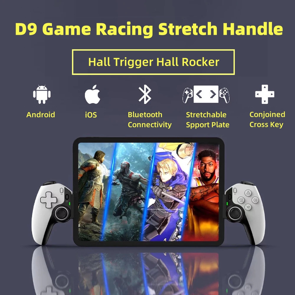 Gaming Console For Ipad - Controlador de tableta D9, mango inalámbrico