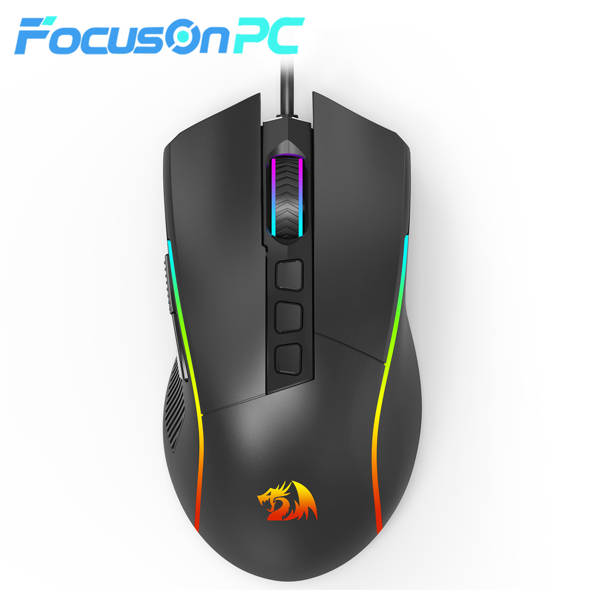 Gaming Console Buttons - Ratón para Juegos FocusOnPC X11 RGB,