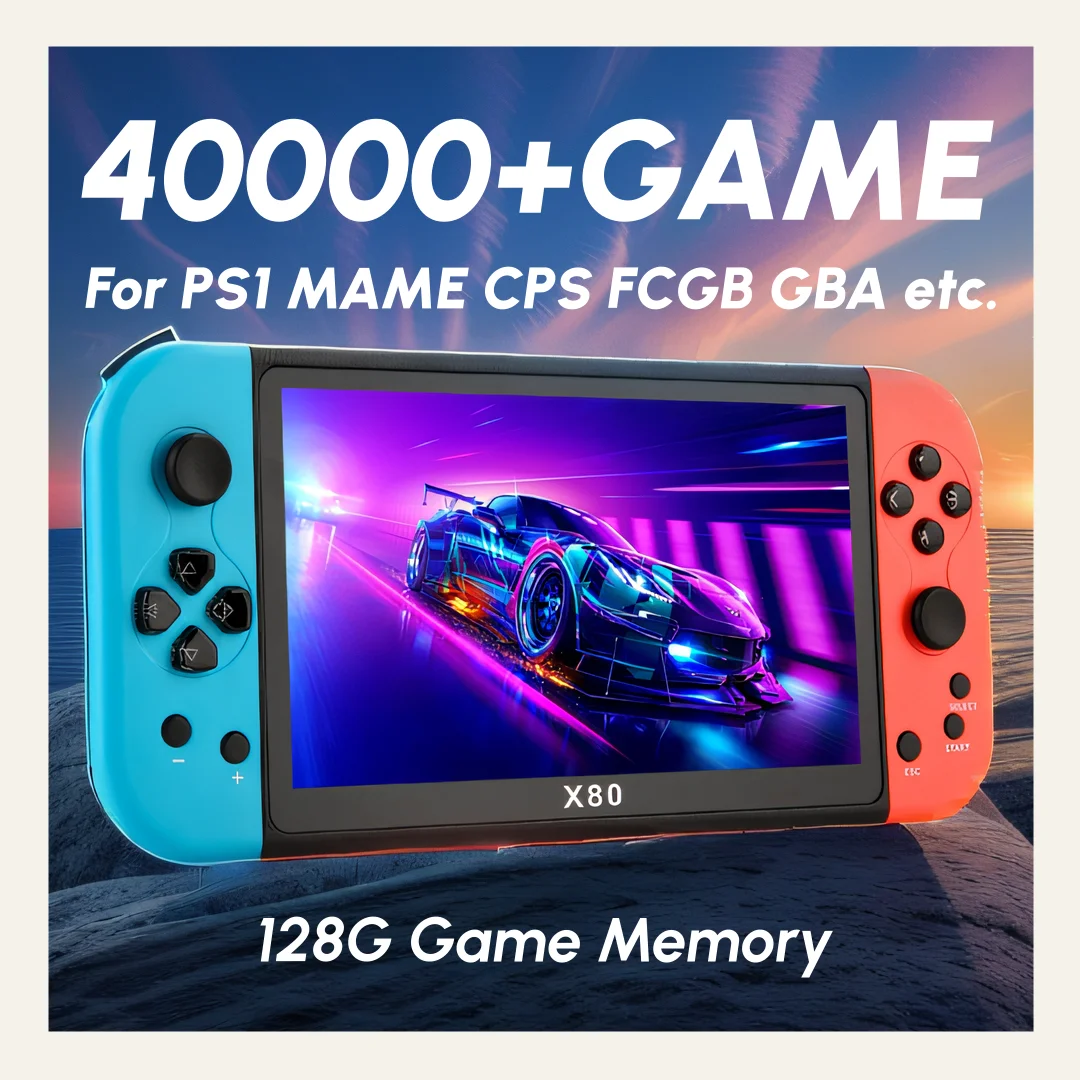 Gaming Console X80 - Experimente consola portátil Retro Gaming X80