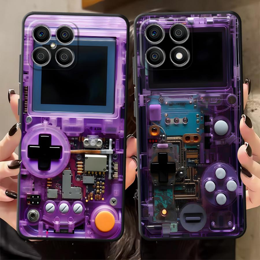 Gaming Console X6 - Funda Morada para Consola de Juegos,