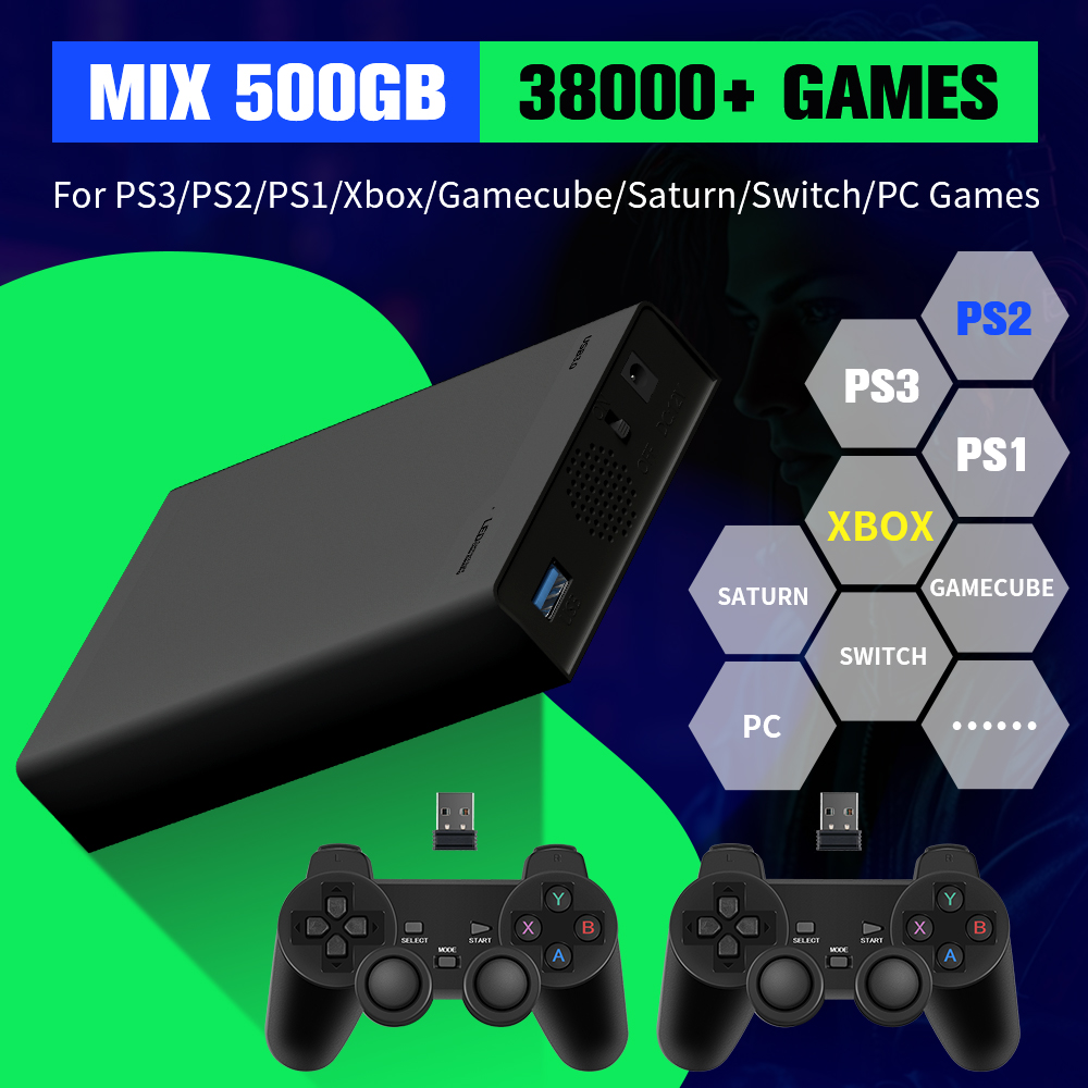 Gaming Console Emulator - Disco duro para juegos de 500G