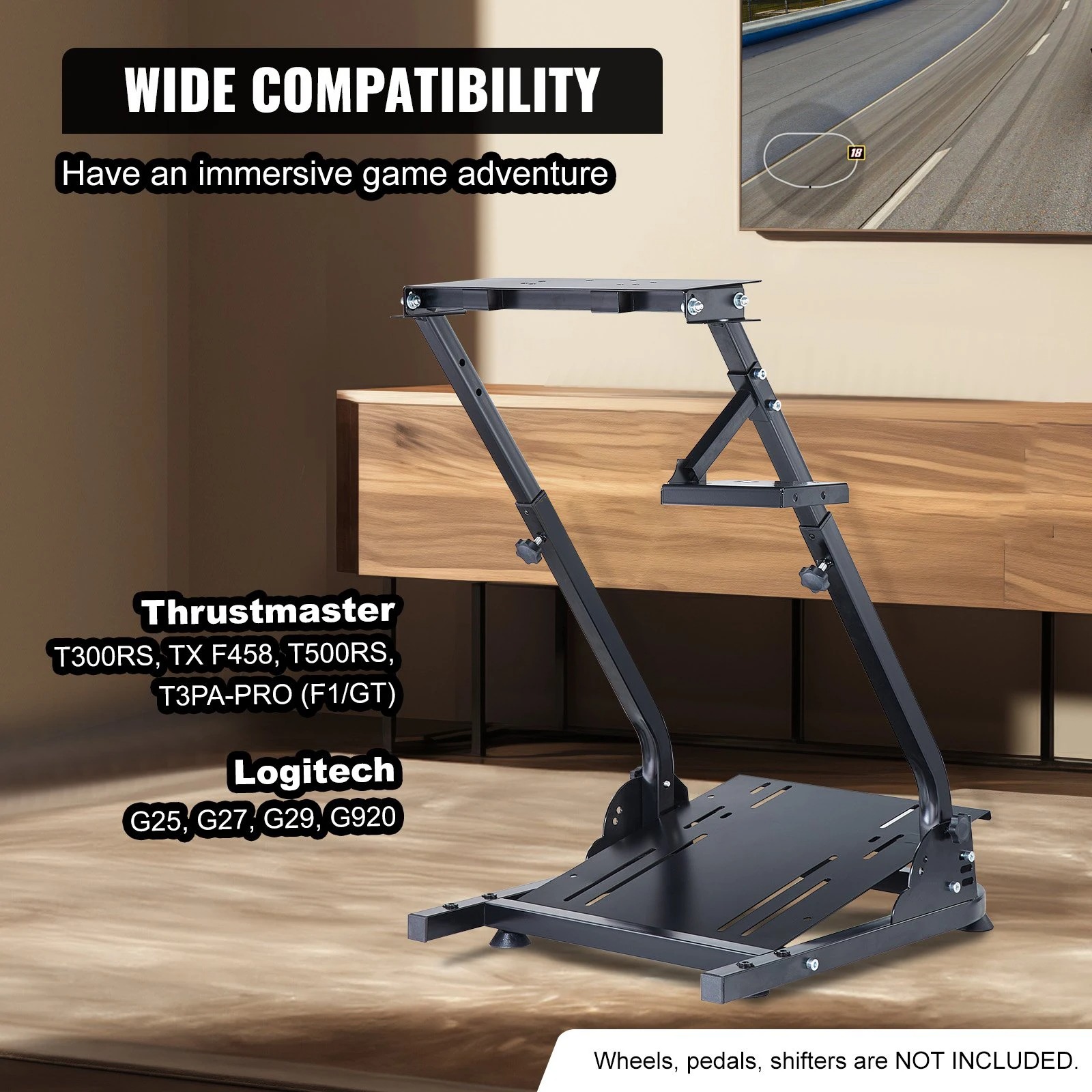 Soporte ajustable para simulad - Steering Wheel Gaming reseña y precio