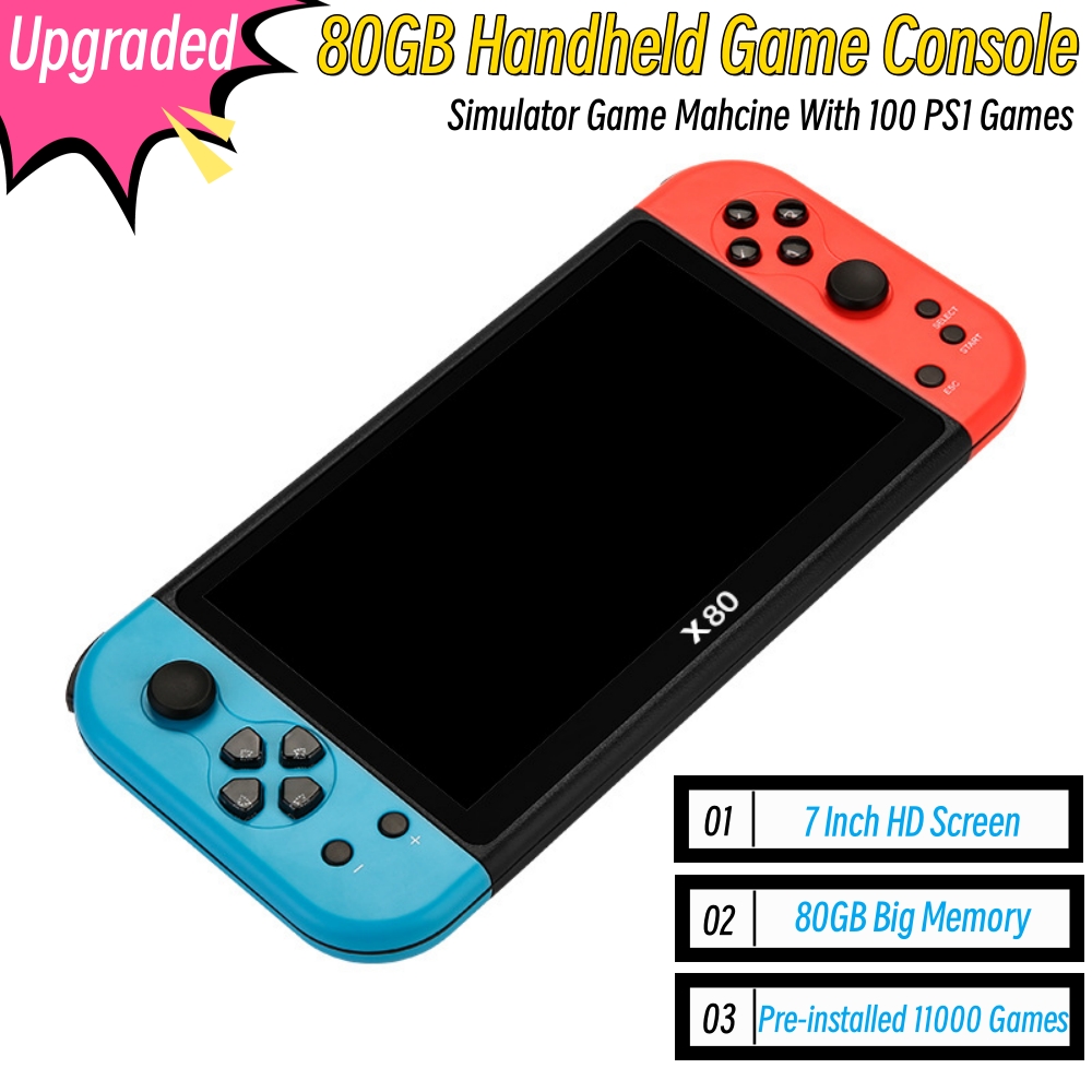Consola de juegos portátil con - Gaming Console X80 reseña y precio