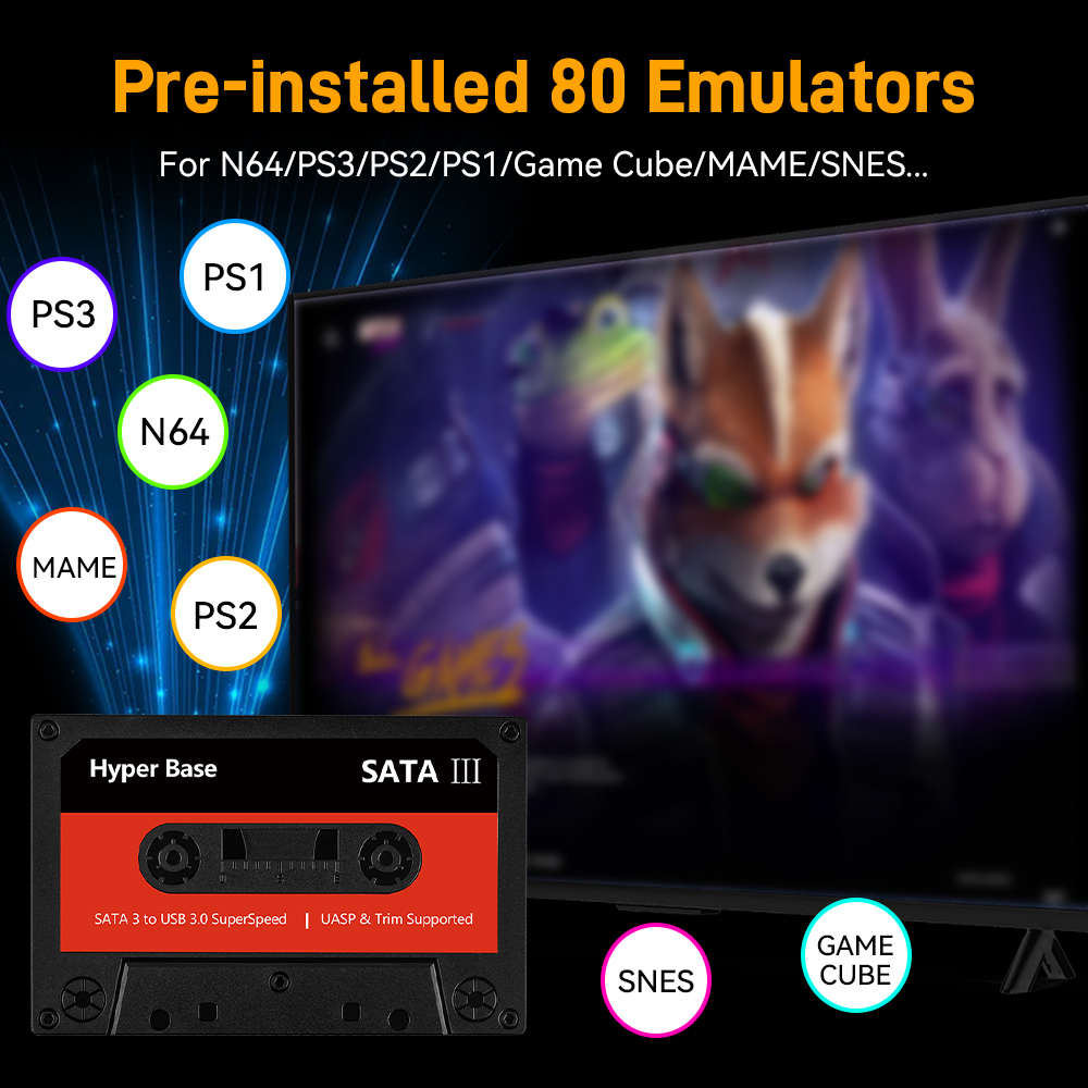 Batocera 500G/2T emulador jueg - Gaming Console Emulator reseña y precio