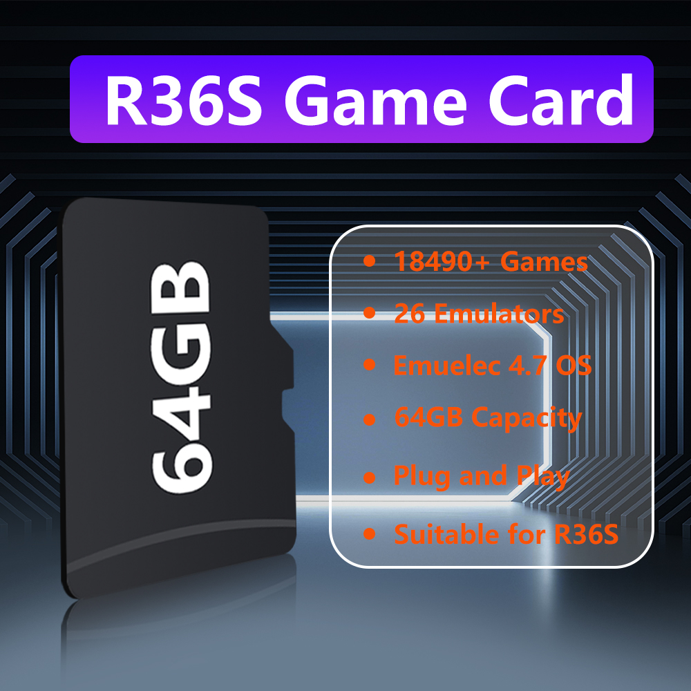 Tarjeta de Juego de 64 GB para - Gaming Console Emulator reseña y precio