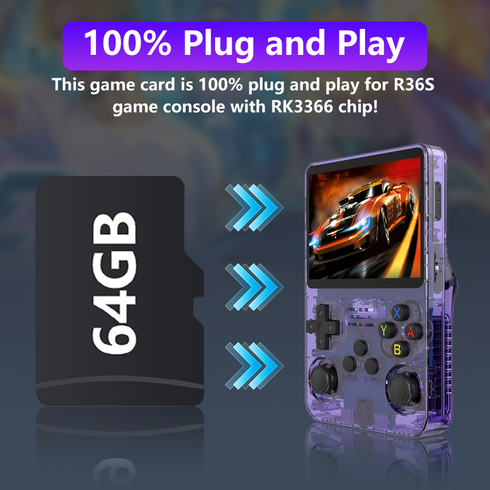 Tarjeta de Juego de 64 GB para - Gaming Console Emulator reseña y precio