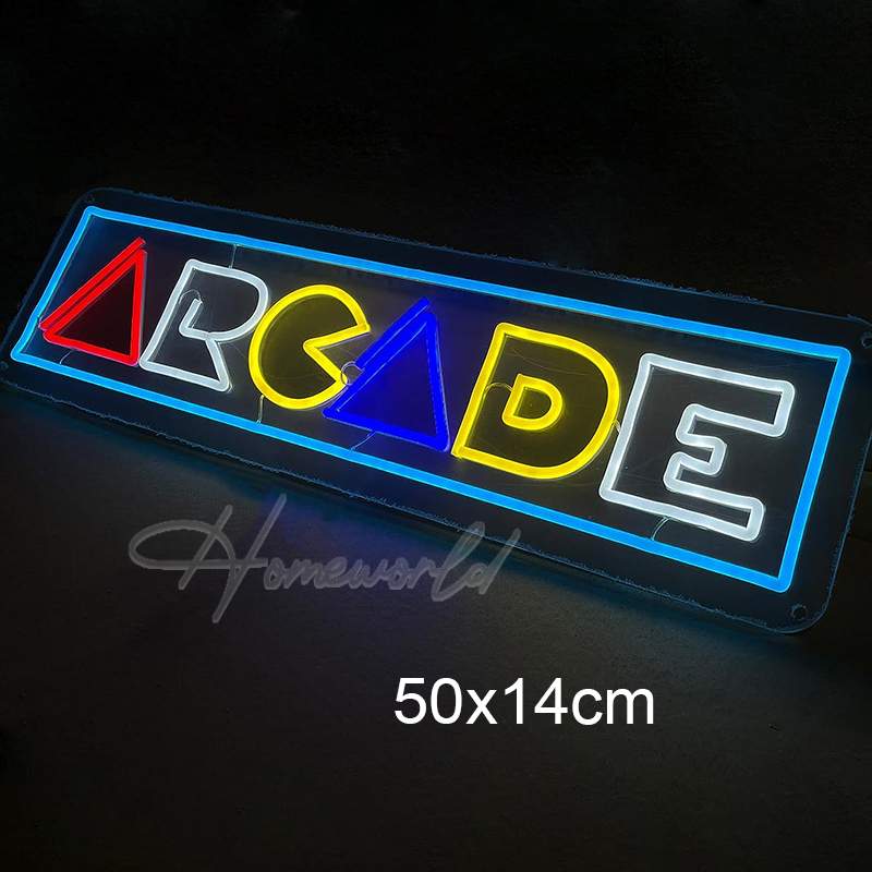 Letrero de neón Arcade con man - Gaming Console Handle reseña y precio