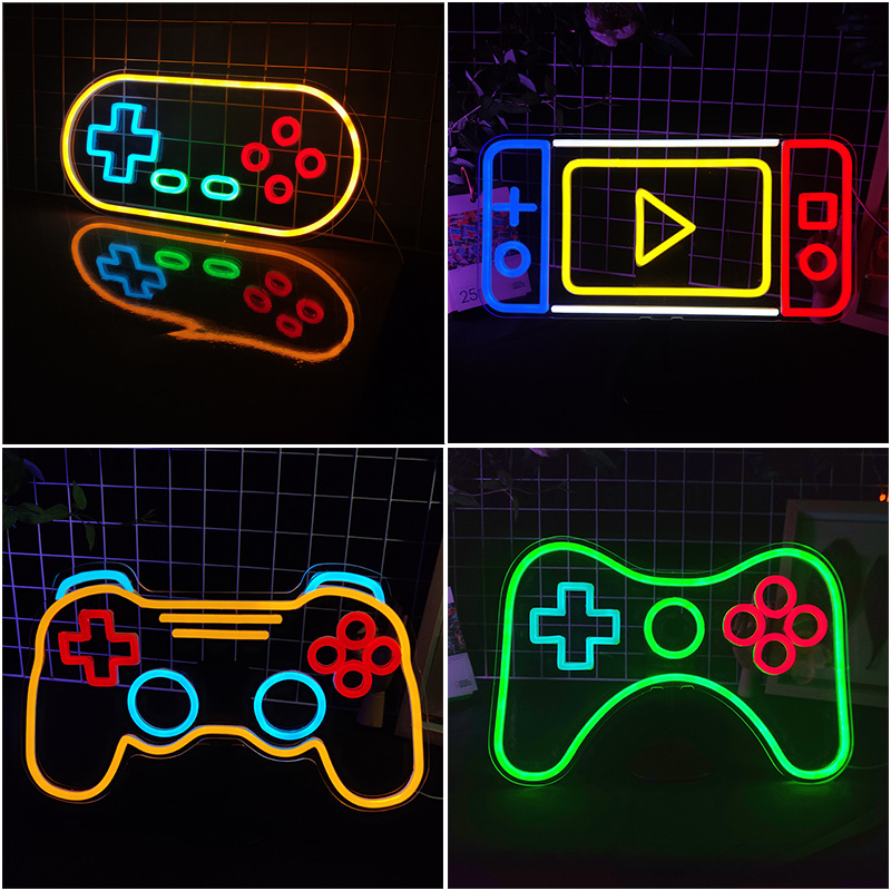 Letrero de neón Arcade con man - Gaming Console Handle reseña y precio