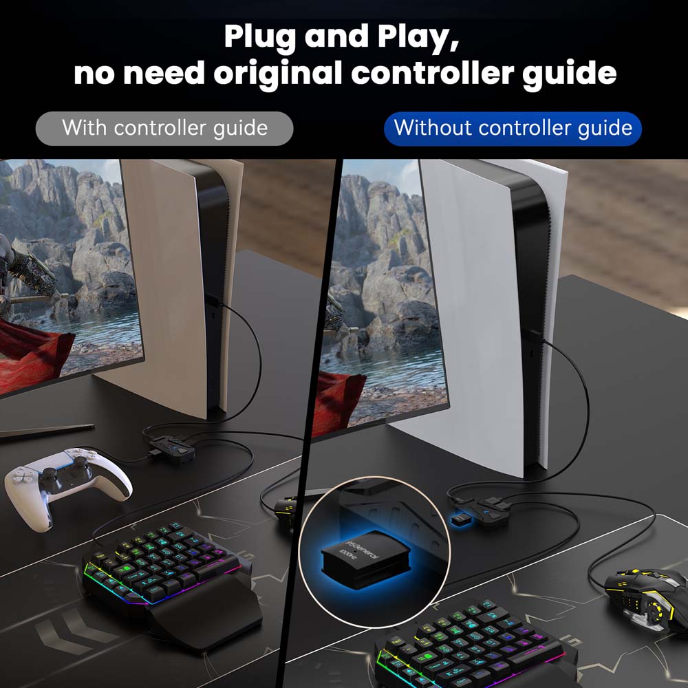 Combo de teclado y ratón para  - Gaming Console Buttons reseña y precio