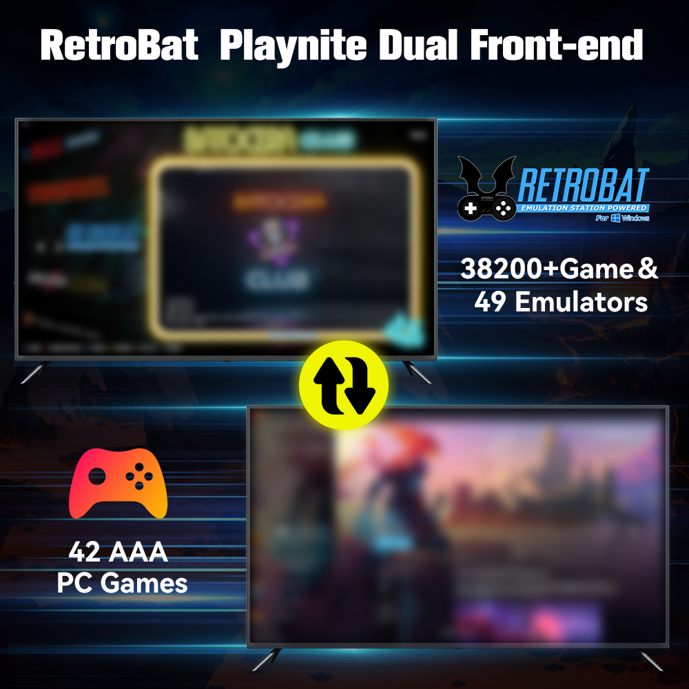 Retrobat & Playnite System HDD - Gaming Console Emulator reseña y precio