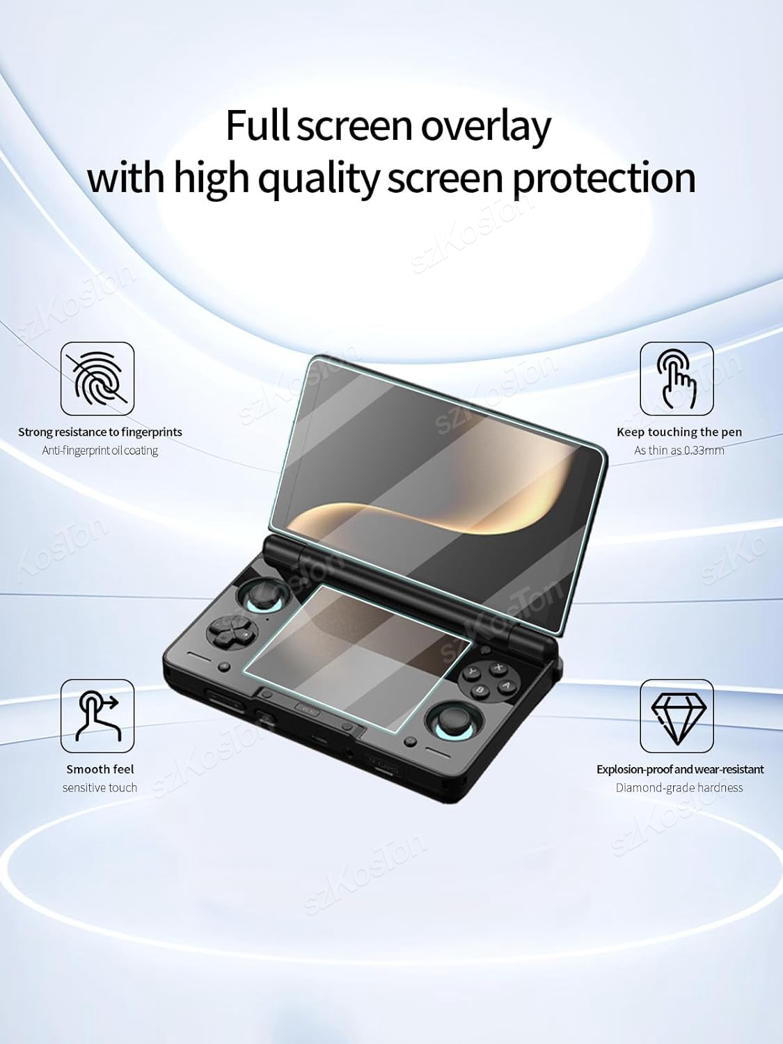 Protector de pantalla de vidri - Gaming Console Buttons reseña y precio
