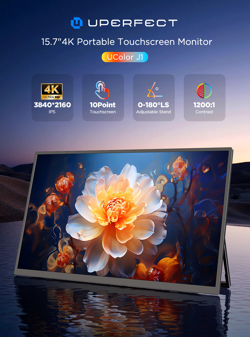 Monitor portátil UPERFECT 4K c - Gaming Console X80 reseña y precio