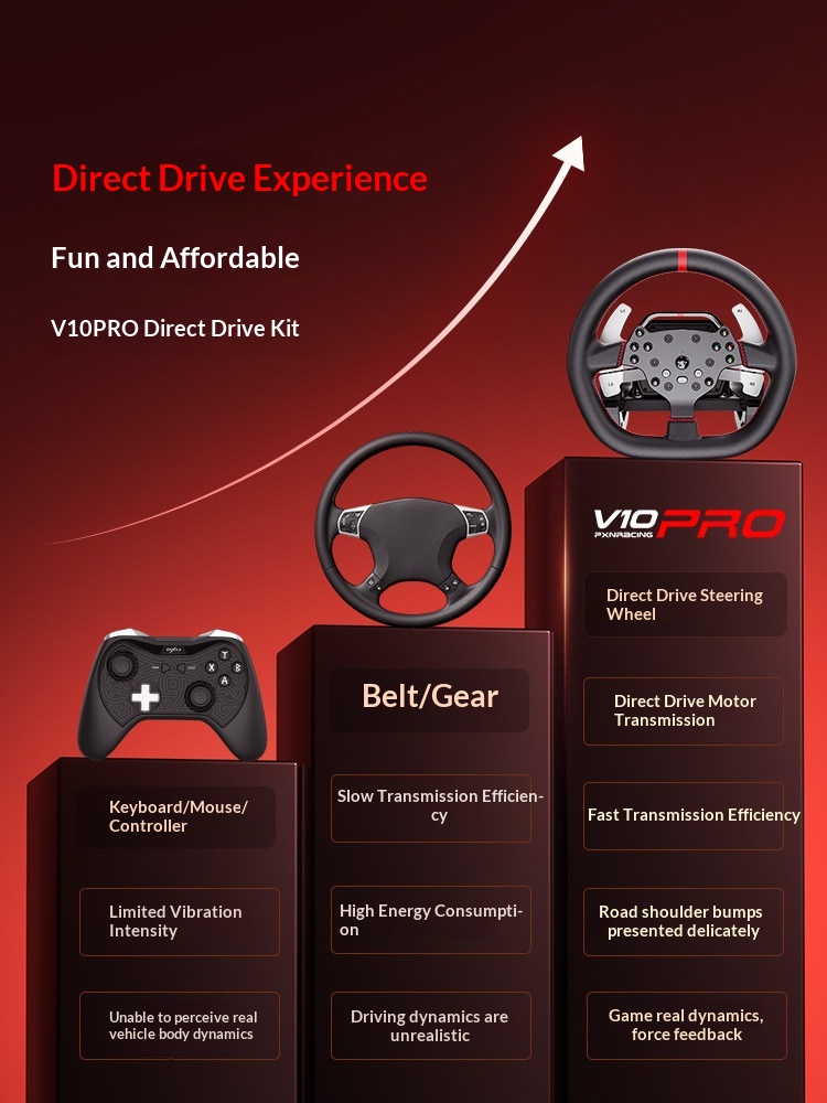 Volante de Carreras PXN V10 Pr - Steering Wheel Gaming reseña y precio