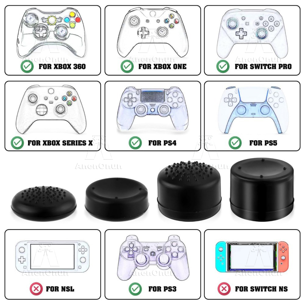 8 Uds tapas de agarre de pulga - Thumb Grip Joystick reseña y precio