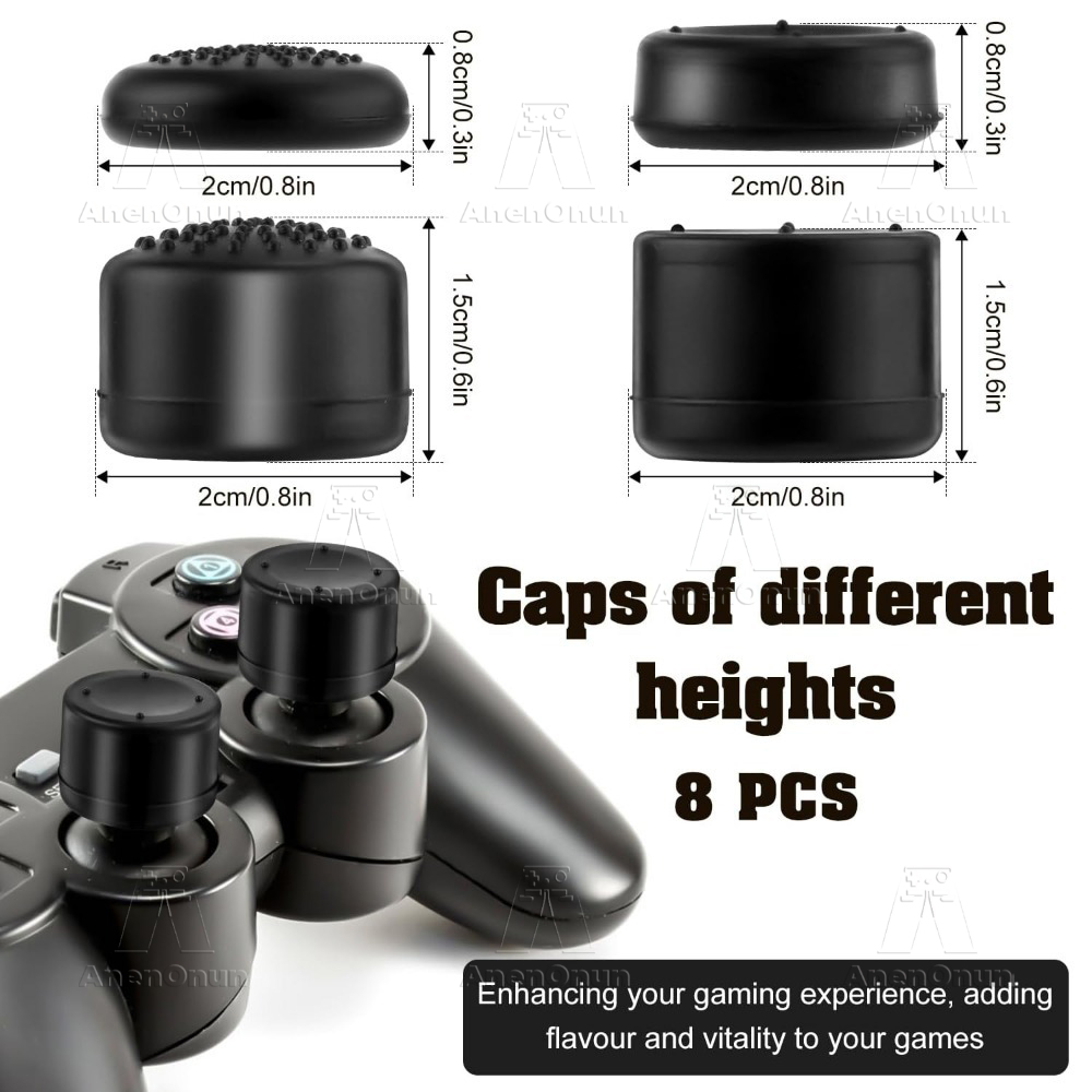 8 Uds tapas de agarre de pulga - Thumb Grip Joystick reseña y precio
