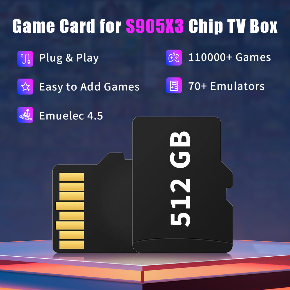 Tarjeta TF de juego para S905X - Gaming Console Emulator reseña y precio