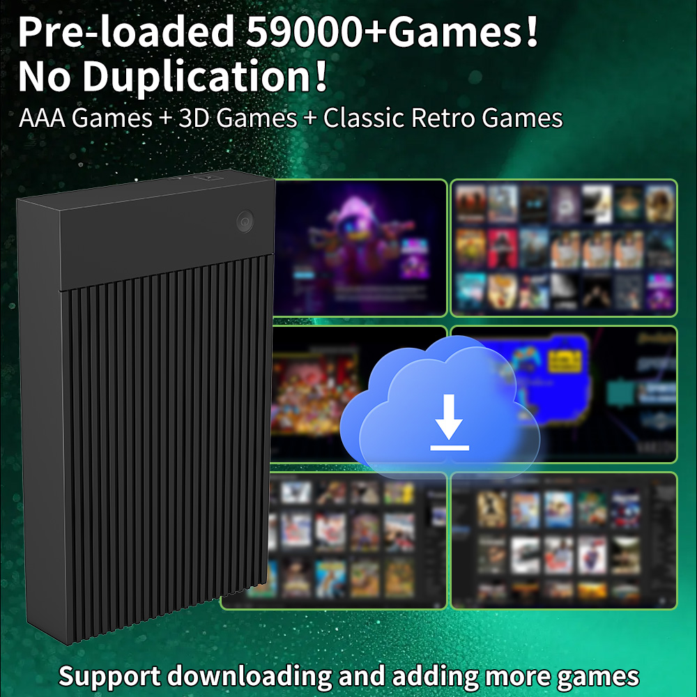 Hyper Base MIX 4T Retro HDD co - Gaming Console Emulator reseña y precio